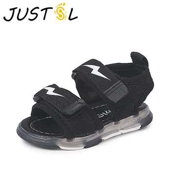 Summer Boys Glowing Sandals Children's Fashion Shoes Girls Beach LED Shoes Hollow Breathable Comfortable Shoes Size 21-30 
Summer Boys Glowing Sandals Children's Fashion Shoes Girls Beach LED Shoes Hollow Breathable Comfortable Shoes Size 21-30