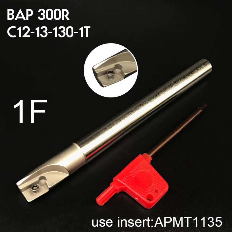 BAP300R C12 13 130 10mm 130long Milling Cutter Holder Roughing Pocket Sloot Plung Shoulder Copy milling for apmt1135
BAP300R C12 13 130 10mm 130long Milling Cutter Holder Roughing Pocket Sloot Plung Shoulder Copy milling for apmt1135