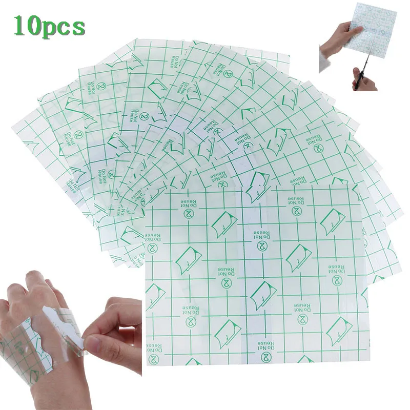 Medical Transparent Tape Adhesive Plaster Breathable Waterproof Anti-allergic Medicinal Wound Dressing Fixation Bandage 10Pcs
Medical Transparent Tape Adhesive Plaster Breathable Waterproof Anti-allergic Medicinal Wound Dressing Fixation Bandage 10Pcs