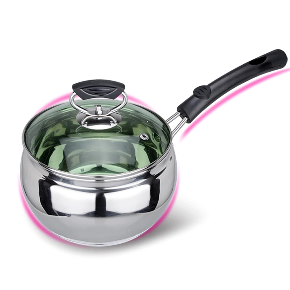 Stainless Steel Soup Pots Milk Pan Pot Cookware Baby Food Supplement Pot Double boilers Bottom Saucepan Non-stick Kitchen
Stainless Steel Soup Pots Milk Pan Pot Cookware Baby Food Supplement Pot Double boilers Bottom Saucepan Non-stick Kitchen