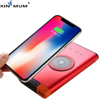 XIN-MUM 10000mAh Universal Portable Power Bank Qi Wireless Charger Type-C Micro Port 5V/2.1A Fast Charge For iPhone X 8 Plus
XIN-MUM 10000mAh Universal Portable Power Bank Qi Wireless Charger Type-C Micro Port 5V/2.1A Fast Charge For iPhone X 8 Plus