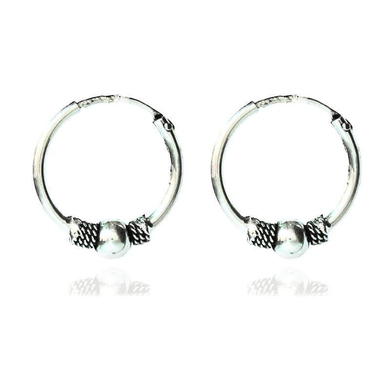 ISINYEE Fashion Small Beads Silver Hoop Earrings For Women Girl Party Tiny Round Earring Brincos 2018 Jewelry
ISINYEE Fashion Small Beads Silver Hoop Earrings For Women Girl Party Tiny Round Earring Brincos 2018 Jewelry