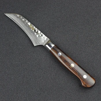 HAOYE 3.5 inch Damascus vg10 steel Peeling knives paring Professional kitchen knives Hammer blade rosewood handle NEW
HAOYE 3.5 inch Damascus vg10 steel Peeling knives paring Professional kitchen knives Hammer blade rosewood handle NEW