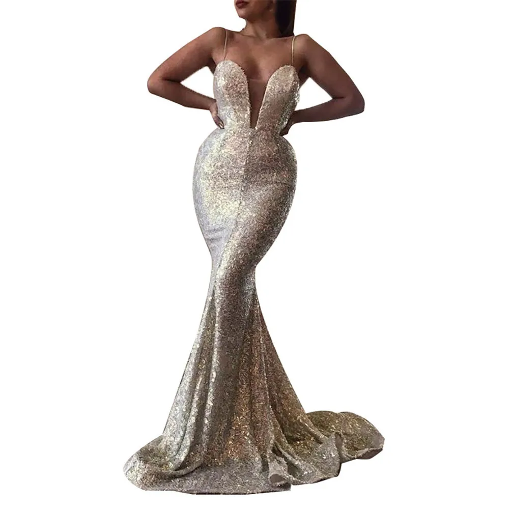 JAYCOSIN Women's Clothing Deep V-Neck Suspender Dress Long Party Elegant Gown Dress Sexy Back Hollow Slim Mopping Dress 2019
JAYCOSIN Women's Clothing Deep V-Neck Suspender Dress Long Party Elegant Gown Dress Sexy Back Hollow Slim Mopping Dress 2019