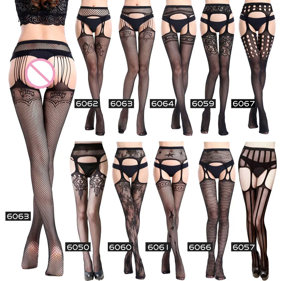 New Style Women Hot Sexy Garter Belt Stocking Crotchless Sheer Net Lace Tighs Top Over Knee Erotic Lingerie Nylons Pantyhose
New Style Women Hot Sexy Garter Belt Stocking Crotchless Sheer Net Lace Tighs Top Over Knee Erotic Lingerie Nylons Pantyhose