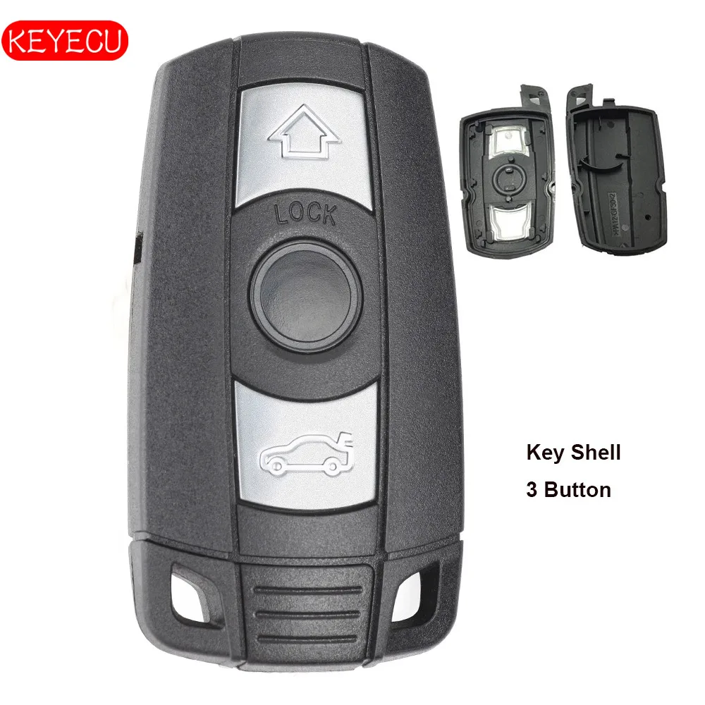 Keyecu Smart Replacement Remote Key Shell Case 3 Button Fob for BMW 1 3 5 6 7 Series E90 E92 E93 2006-2011
Keyecu Smart Replacement Remote Key Shell Case 3 Button Fob for BMW 1 3 5 6 7 Series E90 E92 E93 2006-2011