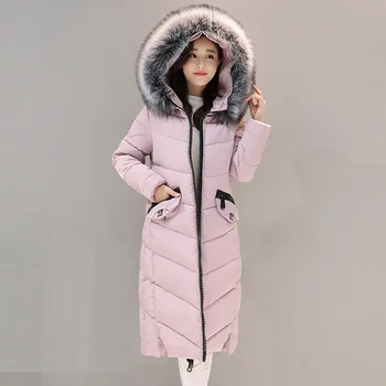 2017 Autumn Winter New Fahion Women's Jacket Hooded Cotton Long Faux Fur Collar Slim Women Parkas Zipper Ladies Outwear Parkas
2017 Autumn Winter New Fahion Women's Jacket Hooded Cotton Long Faux Fur Collar Slim Women Parkas Zipper Ladies Outwear Parkas