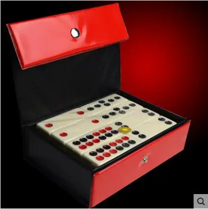 Black & White Dominos Game Pai Gow 32pcs Dominoes with Box and 2 Dices High Quality Board Game
Black & White Dominos Game Pai Gow 32pcs Dominoes with Box and 2 Dices High Quality Board Game