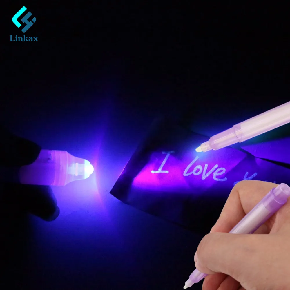 2PCS/Set Multifunction 2 In 1 UV Black Light Invisible Ink Pen Flashlight UV Lamp Torch Built in Battery For Money Detector
2PCS/Set Multifunction 2 In 1 UV Black Light Invisible Ink Pen Flashlight UV Lamp Torch Built in Battery For Money Detector