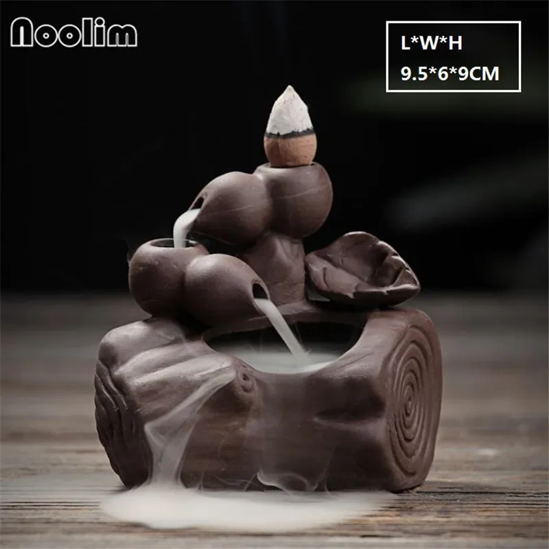 Gourd Lotus Pond Backflow Incense Burner Waterfall Incense Stick Holder Aromatherapy Censer Home Decor
Gourd Lotus Pond Backflow Incense Burner Waterfall Incense Stick Holder Aromatherapy Censer Home Decor