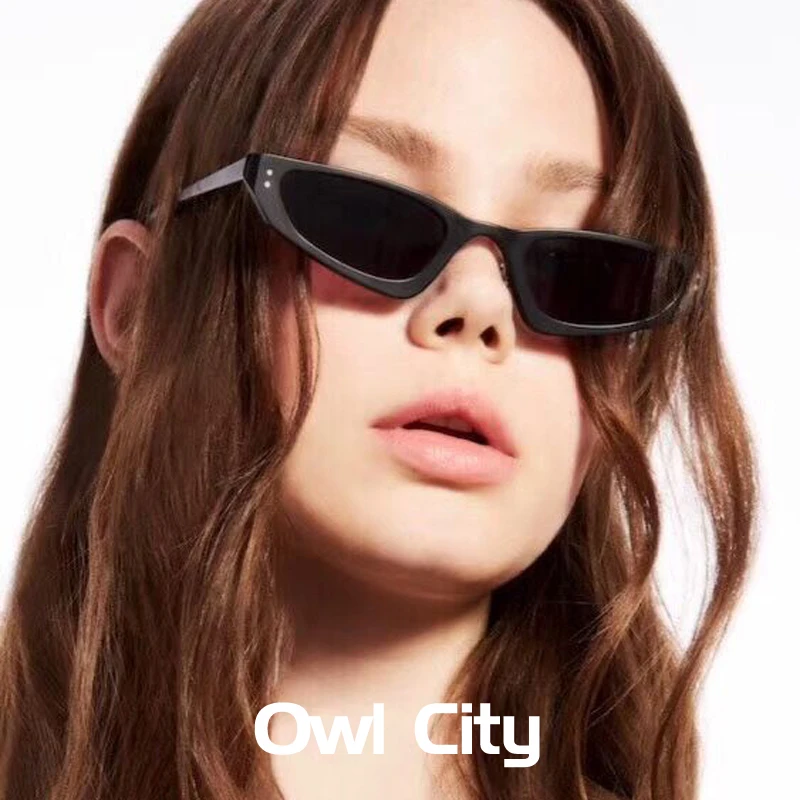 Owl City Vintage Sunglasses Women Rectangle Brand Designer Retro Cat Eye Eyewear Narrow Glasses Shades Small Frame Sun Glasses
Owl City Vintage Sunglasses Women Rectangle Brand Designer Retro Cat Eye Eyewear Narrow Glasses Shades Small Frame Sun Glasses