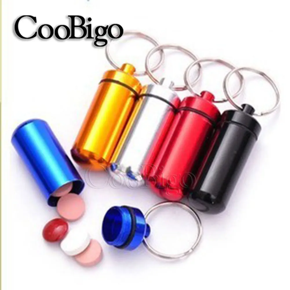 5pcs Metal Portable WaterProof Mini Aluminum Keychain Tablet Storage Box EDC Emergency Survival Bottle Case Holder Kits
5pcs Metal Portable WaterProof Mini Aluminum Keychain Tablet Storage Box EDC Emergency Survival Bottle Case Holder Kits