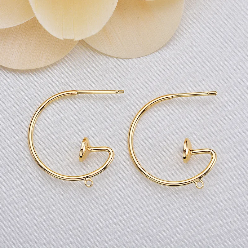 (124) 6PCS 22MM 24K Gold Color Plated Round with Hanging Hole Earrings High Quality DIY Jewelry Making Findings
(124) 6PCS 22MM 24K Gold Color Plated Round with Hanging Hole Earrings High Quality DIY Jewelry Making Findings