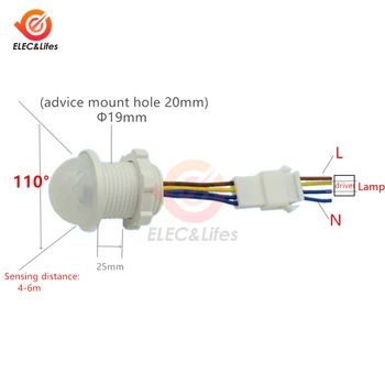 AC 220V Infrared PIR Probe LED Body Motion Sensor Infrared Induction Switch Automatic LED Light Lamp Control Controller Switch
AC 220V Infrared PIR Probe LED Body Motion Sensor Infrared Induction Switch Automatic LED Light Lamp Control Controller Switch