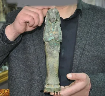 wedding decoration 11"Rare old Antiques Egyptian bronze ware king Menes Narmer statue
wedding decoration 11"Rare old Antiques Egyptian bronze ware king Menes Narmer statue