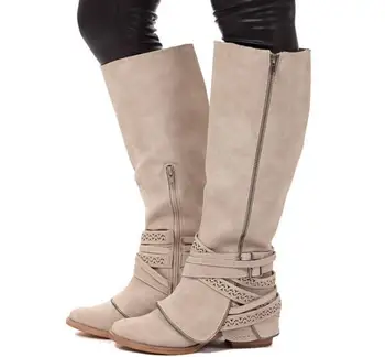 Knee High Boots Shoes Woman Winter Girls Martin Booties Belts Buckle Sapato Feminino Women Autumn Spring Zapatos Mujer AB1128
Knee High Boots Shoes Woman Winter Girls Martin Booties Belts Buckle Sapato Feminino Women Autumn Spring Zapatos Mujer AB1128