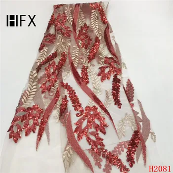 HFX Red/Gold High Quality Mesh Lace Latest Sequin African Bridal Tulle Net Lace Fabric for Party X2081
HFX Red/Gold High Quality Mesh Lace Latest Sequin African Bridal Tulle Net Lace Fabric for Party X2081