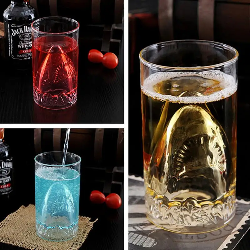 O.RoseLif 350ML Creative Home Bar Crystal Inner Shark Mug Vodka Whisky Double Deck Glass Drinking Cup Red wine
O.RoseLif 350ML Creative Home Bar Crystal Inner Shark Mug Vodka Whisky Double Deck Glass Drinking Cup Red wine