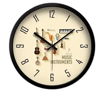 Hot Fashion Modern Design Wall Clock Home Decor Music Training Classroom Piano Musical Instruments Wall Watch
Hot Fashion Modern Design Wall Clock Home Decor Music Training Classroom Piano Musical Instruments Wall Watch