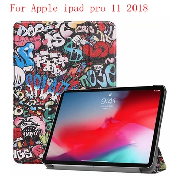 Painting Leather Case Cover stand smart folio magnet case for Apple ipad pro 11 2018 tablet case cover 10pcs/lot
Painting Leather Case Cover stand smart folio magnet case for Apple ipad pro 11 2018 tablet case cover 10pcs/lot