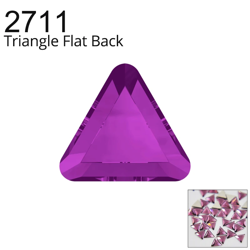 2Pcs Original Crystals from Swarovski 2711 Triangle Flat Beads For Women Nail Body Art Jewelry DIY Making Clothing Decorations
2Pcs Original Crystals from Swarovski 2711 Triangle Flat Beads For Women Nail Body Art Jewelry DIY Making Clothing Decorations