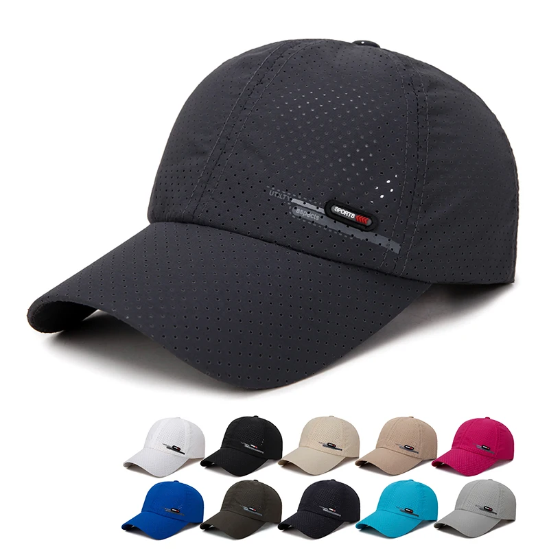 Mens Women's Summer Snapback Quick Dry Mesh Baseball Cap Solid Color Outdoor Travel Sun Hat Bone Garros Breathable Dad Hats
Mens Women's Summer Snapback Quick Dry Mesh Baseball Cap Solid Color Outdoor Travel Sun Hat Bone Garros Breathable Dad Hats