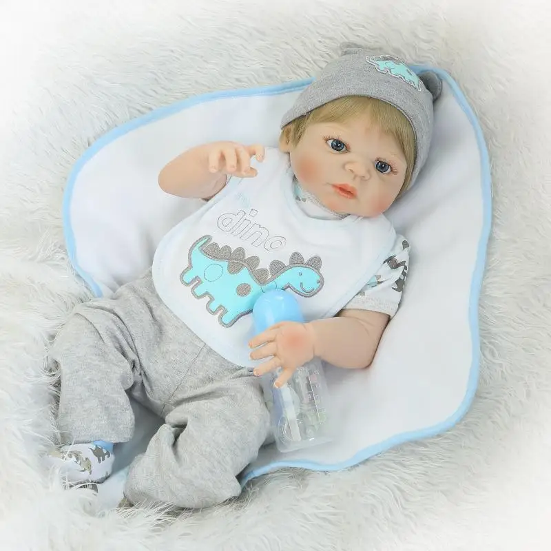 57 cm lifelike full Body silicone Children reborn handmade doll live baby reborn bonecas with magnetic Pacifiers feeding bot
57 cm lifelike full Body silicone Children reborn handmade doll live baby reborn bonecas with magnetic Pacifiers feeding bot