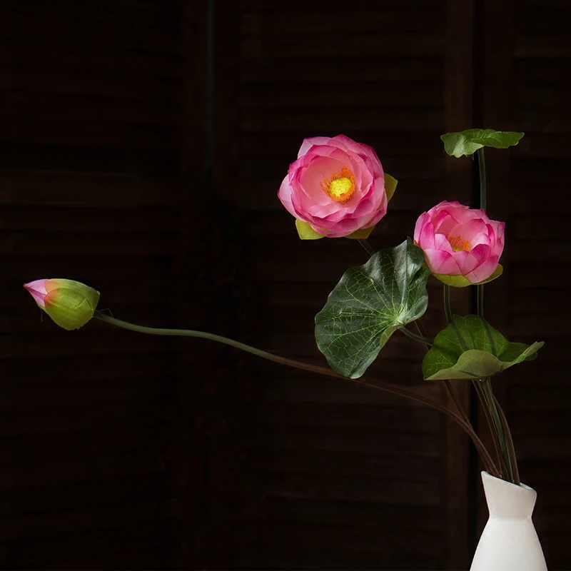 Fresh Style Artificial Flowers 1 Bouquet Display Fake Flowers Beautiful Lotus Handmade Silk Flowers Home/Party/Coffee Shop Decor
Fresh Style Artificial Flowers 1 Bouquet Display Fake Flowers Beautiful Lotus Handmade Silk Flowers Home/Party/Coffee Shop Decor