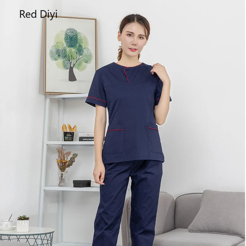 Hospital women scrub sets doctor lsolation gown wash clothes surgical uniform nurse medical dental workwear
Hospital women scrub sets doctor lsolation gown wash clothes surgical uniform nurse medical dental workwear