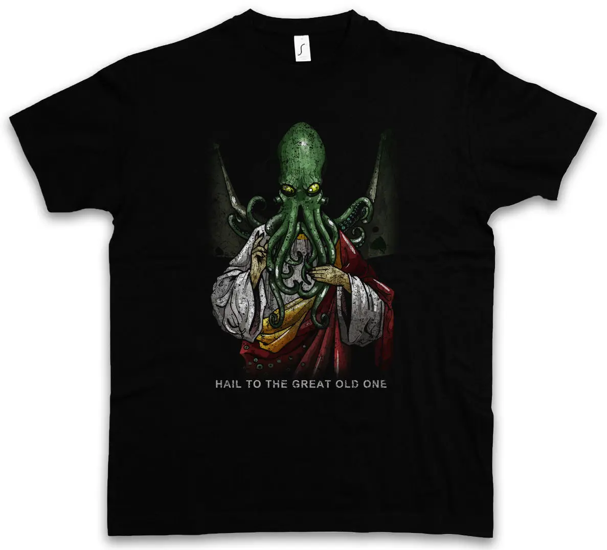 

HAIL CTHULHU T-SHIRT Wars Horror Arkham H. P. Miskatonic Lovecraft Dunwich Mens T Shirts Fashion 2018