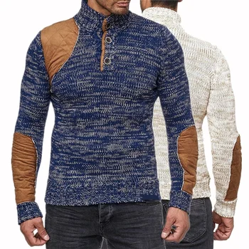 ZOGAA Men's Knit Sweater with Scarf Collar Slim Button Sweater Long Sleeve Hip Hop Streetwear High Quality Casual Man's Sweaters
ZOGAA Men's Knit Sweater with Scarf Collar Slim Button Sweater Long Sleeve Hip Hop Streetwear High Quality Casual Man's Sweaters