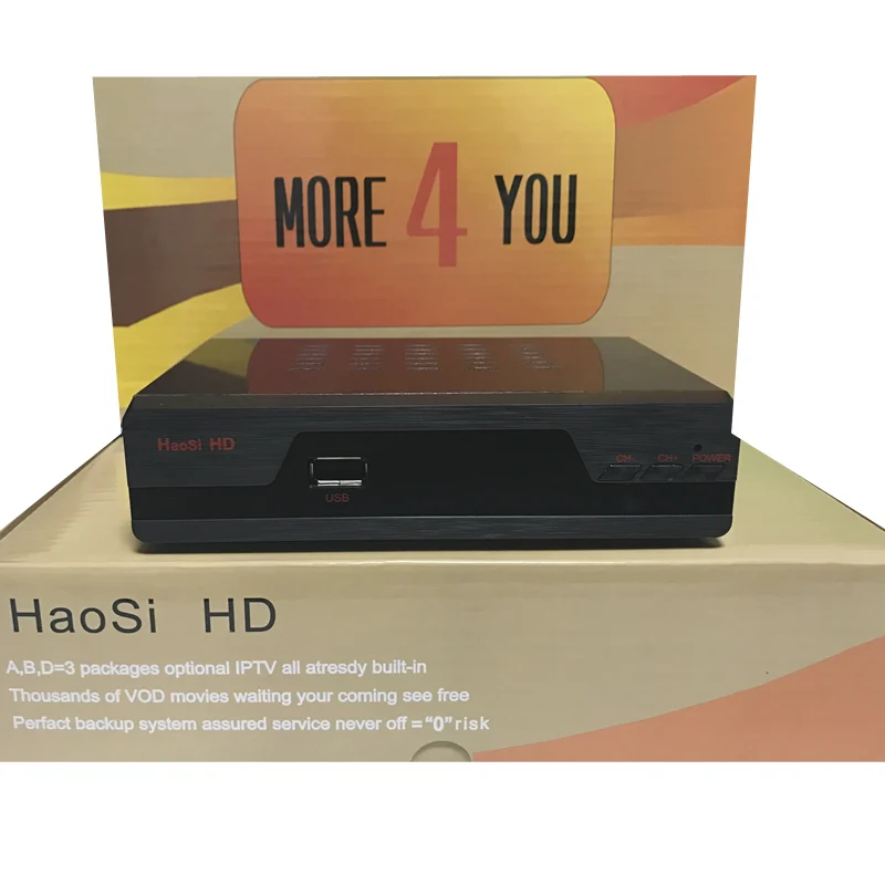 IPTV tv box HaosiHD satellite receiver with 1 year code free 3500 Eupore North America Africa channels
IPTV tv box HaosiHD satellite receiver with 1 year code free 3500 Eupore North America Africa channels