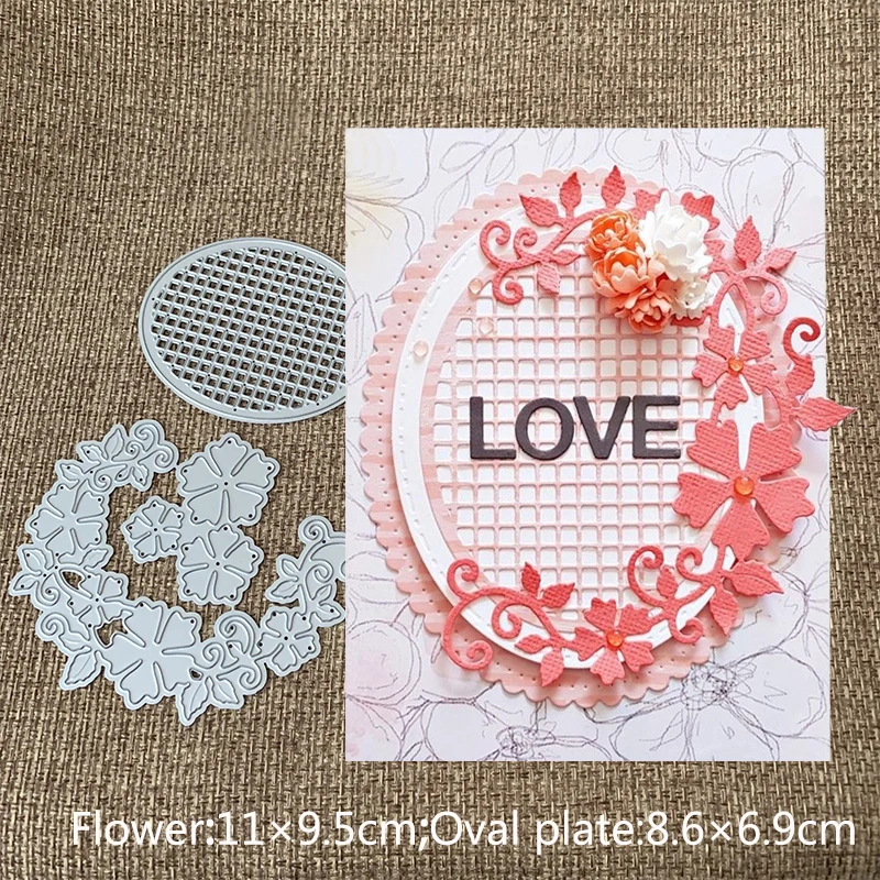 New Design Craft Metal Cutting Dies oval mesh flower string Scrapbooking Album DIY Paper Card Craft Embossing Die Cuts
New Design Craft Metal Cutting Dies oval mesh flower string Scrapbooking Album DIY Paper Card Craft Embossing Die Cuts