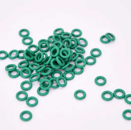 

30pcs 1.5mm diameter green fluoro rubber O-ring repair box skeleton oil seal PTFE gasket 20mm-30mm outer diameter