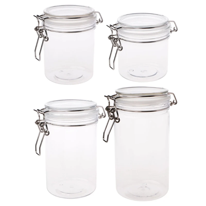 PETP Food Storage Milk Powder Box Clamp Lid Air Tight Sealed Locking Jar Kitchen #0308#
PETP Food Storage Milk Powder Box Clamp Lid Air Tight Sealed Locking Jar Kitchen #0308#