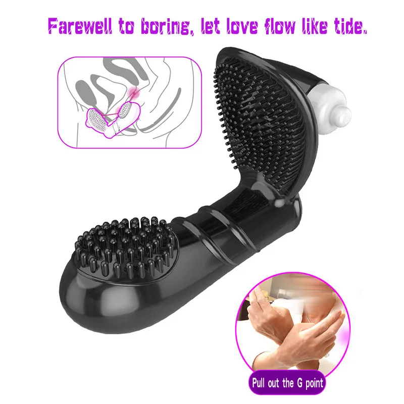 New Thorns Brush Design Finger Vibrator Adult Sex Toys For Women Silicone Single Speeds Jumping Egg Vibrators Adult Masturbator
