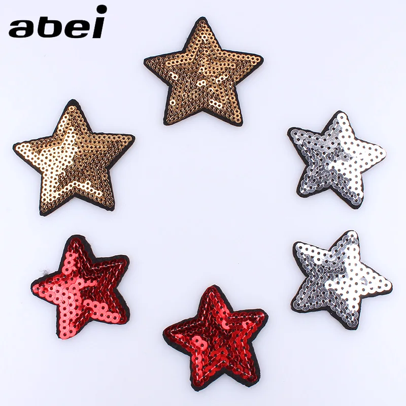 10pcs/lot Sequined Gold Star Patch Iron On Embroidered Red Silver star Appliqued Sew On Clothes Stickers DIY Jeans Coats Badge
10pcs/lot Sequined Gold Star Patch Iron On Embroidered Red Silver star Appliqued Sew On Clothes Stickers DIY Jeans Coats Badge
