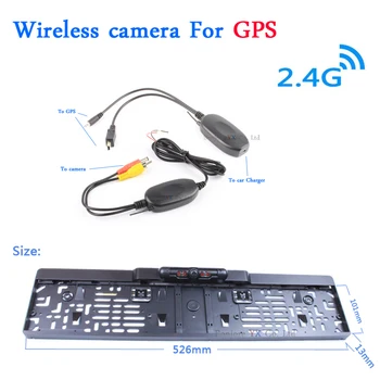 Wireless IR Infrared Car Rear View Camera European License Plate Frame Parking Reverse Camera PAL/NTSC For Car GPS 2.5 Parking
Wireless IR Infrared Car Rear View Camera European License Plate Frame Parking Reverse Camera PAL/NTSC For Car GPS 2.5 Parking