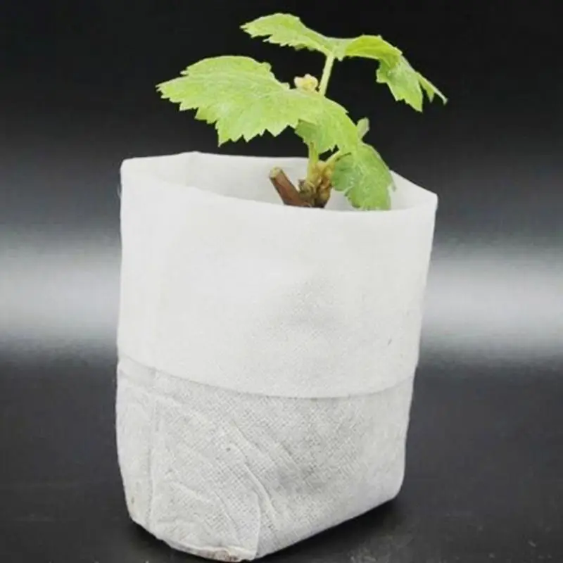 100Pcs 8*10cm/14*16cm/20*22cm non-woven fabric seeding nursery bags Nursery Pots Seedling raising Bags Fabrics Garden Supplies
100Pcs 8*10cm/14*16cm/20*22cm non-woven fabric seeding nursery bags Nursery Pots Seedling raising Bags Fabrics Garden Supplies