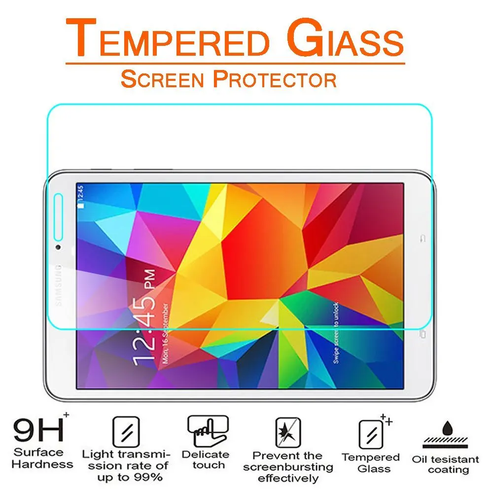 Для Samsung Galaxy Tab 4 T330 T331 T335 8 дюймов Защитная пленка для экрана из закаленного стекла