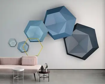 Blue Hexagon Wallpaper Mural Abstract Geometric Wall Papers for Bedroom Contact Paper Hexagonal Mosaic Wallpaper Wall Murals
Blue Hexagon Wallpaper Mural Abstract Geometric Wall Papers for Bedroom Contact Paper Hexagonal Mosaic Wallpaper Wall Murals