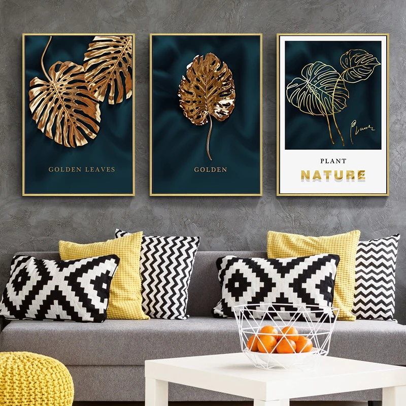 BALLEAY ART Office Prints Wall Art Modular Paintings on Canvas Decoration Prints Gold Leaf Natural Canvas Pictures Living Room
BALLEAY ART Office Prints Wall Art Modular Paintings on Canvas Decoration Prints Gold Leaf Natural Canvas Pictures Living Room
