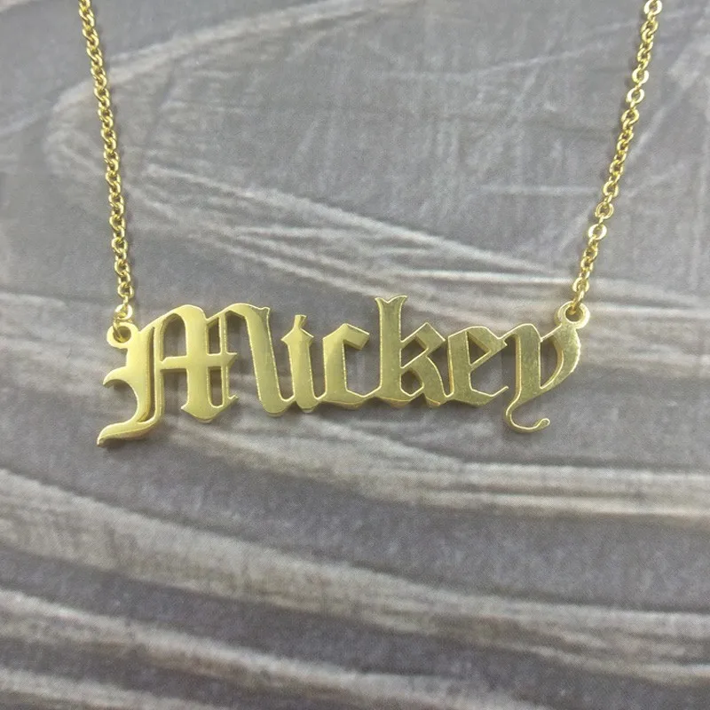 Personalized Name Bracelet Stainless Steel Gold Color Nameplated Chain Links Adjustable Charm Letter Old English Font
Personalized Name Bracelet Stainless Steel Gold Color Nameplated Chain Links Adjustable Charm Letter Old English Font