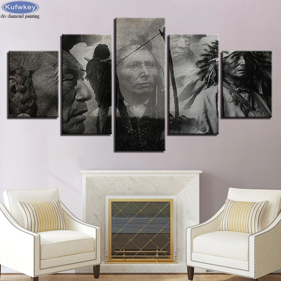 Diy Mosaic Diamond Painting Cross-stitch 5 Pieces Native American Indian Feathered 5D Diamond Painting Rhinestones Embroidery
Diy Mosaic Diamond Painting Cross-stitch 5 Pieces Native American Indian Feathered 5D Diamond Painting Rhinestones Embroidery