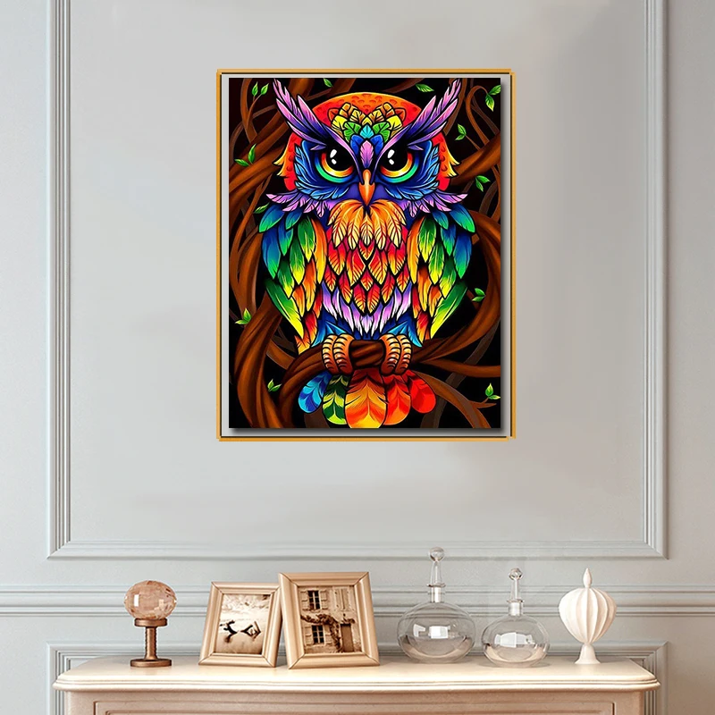 Meian 5d diy Diamond Painting "Colorful Owl" Picture Full drill kits diamond embroidery Cross stitch 2019 Resin Sale Wall Decor
Meian 5d diy Diamond Painting "Colorful Owl" Picture Full drill kits diamond embroidery Cross stitch 2019 Resin Sale Wall Decor