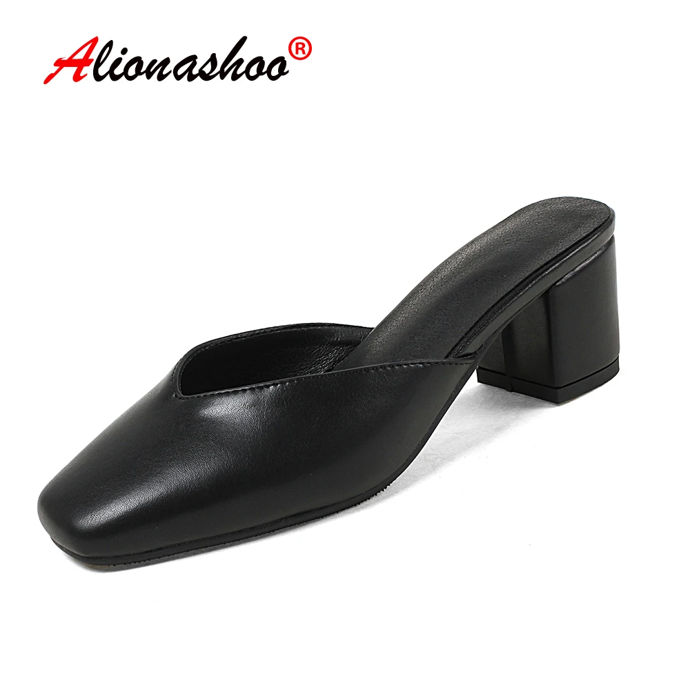 Women Slippers Med Heel Square Toe Chaussures Femme Platform Mules Women Shoes Summer Zapatilla Slippers Plus Size 34-44
Women Slippers Med Heel Square Toe Chaussures Femme Platform Mules Women Shoes Summer Zapatilla Slippers Plus Size 34-44