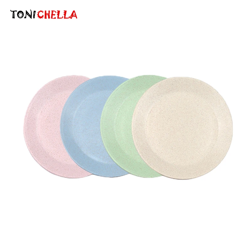 Children Tableware Baby Feeding Plate Wheat Straw Round Solid Color Dinnerware Kids Snack Plate Environmental Dishes CL5607
Children Tableware Baby Feeding Plate Wheat Straw Round Solid Color Dinnerware Kids Snack Plate Environmental Dishes CL5607