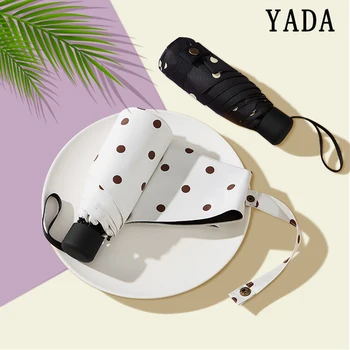 YADA Ultralight Mini Five Folding Black Dot Umbrella Rain Women uv Cute Charm Umbrella For Womens Windproof Dot Umbrella YS683
YADA Ultralight Mini Five Folding Black Dot Umbrella Rain Women uv Cute Charm Umbrella For Womens Windproof Dot Umbrella YS683