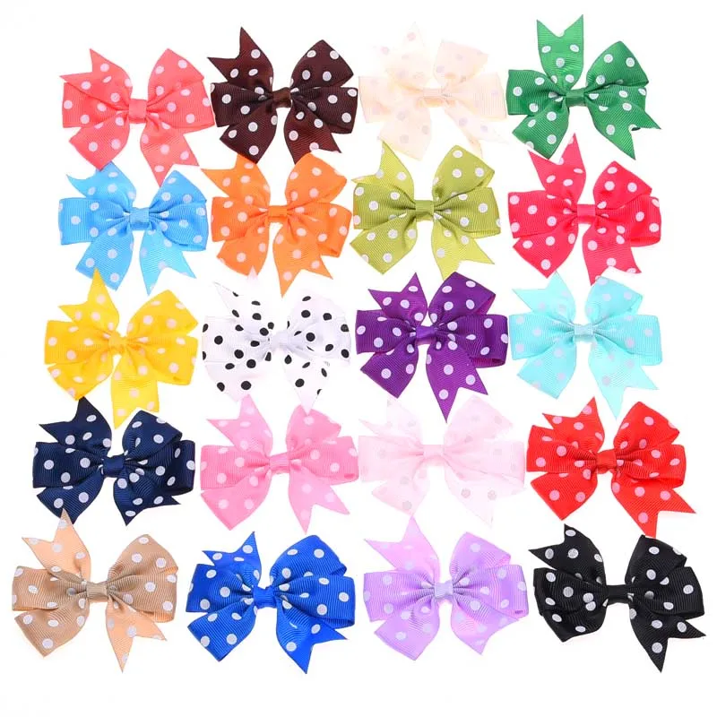120PCS fashion dot ribbon bows ties Polka Dot bowknot hair heads accessories WITHOUT hair bows hair clips
120PCS fashion dot ribbon bows ties Polka Dot bowknot hair heads accessories WITHOUT hair bows hair clips