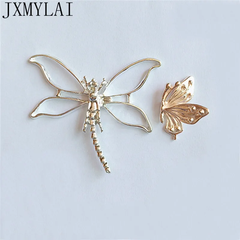 10 PCS Fashion Style Metal Alloy KC Gold Silver Butterfly Dragonfly Connectors Charm For Jewelry Making
10 PCS Fashion Style Metal Alloy KC Gold Silver Butterfly Dragonfly Connectors Charm For Jewelry Making